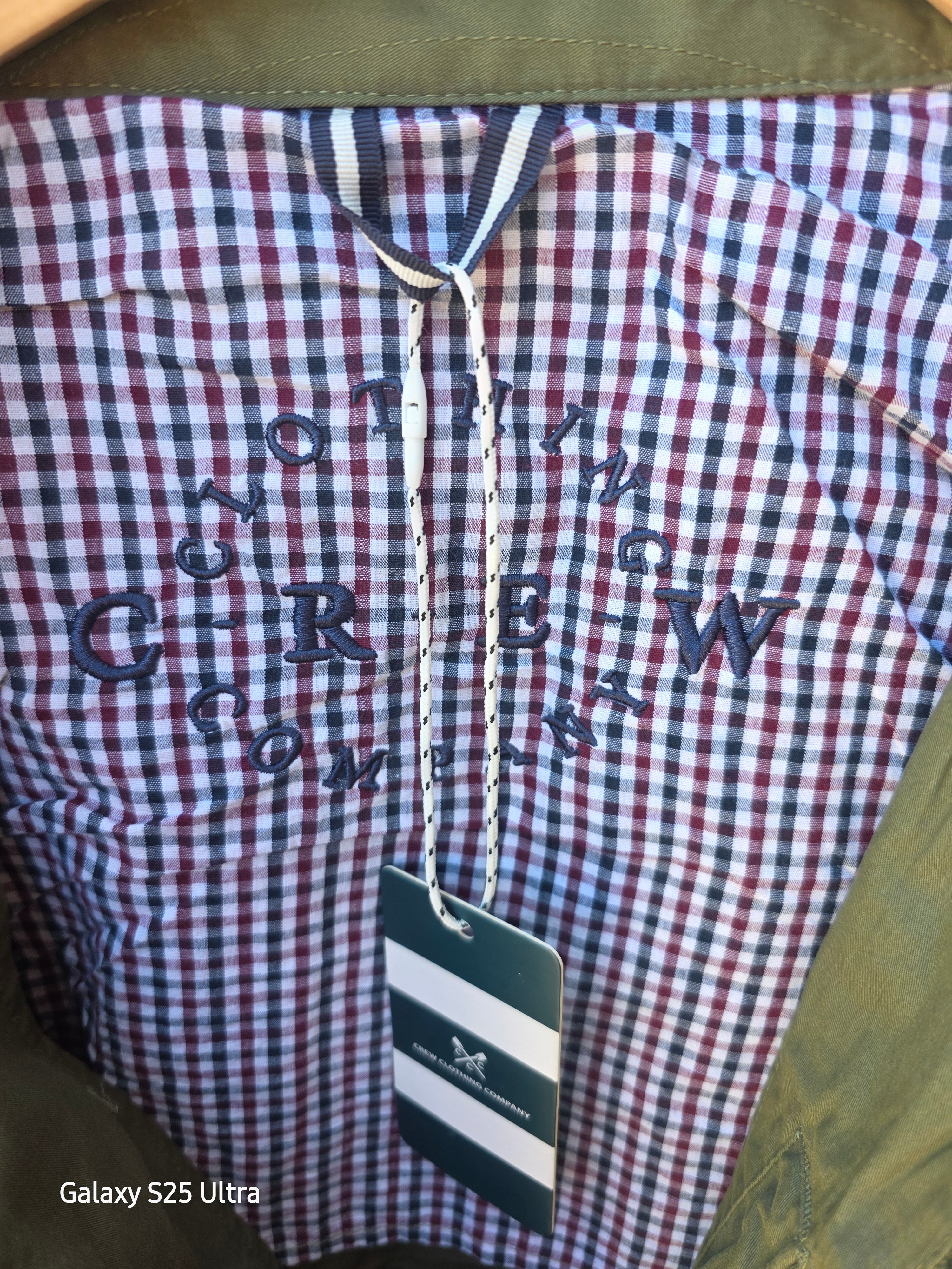 Crew Clothing Company Four Leaf Clover Harrington Jacket - Size Medium