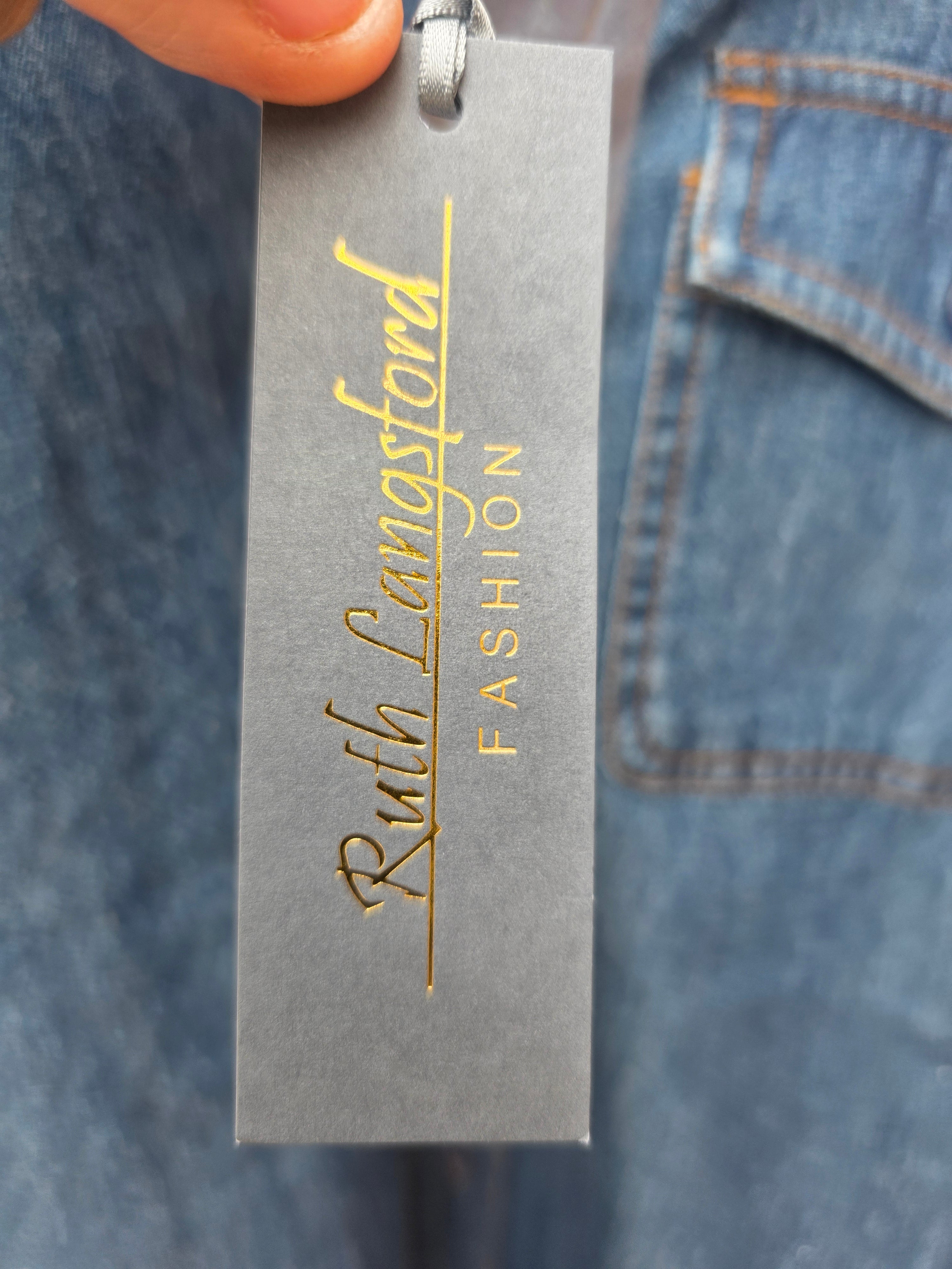 Ladies Ruth Langsford Denim Shirt - Size 8