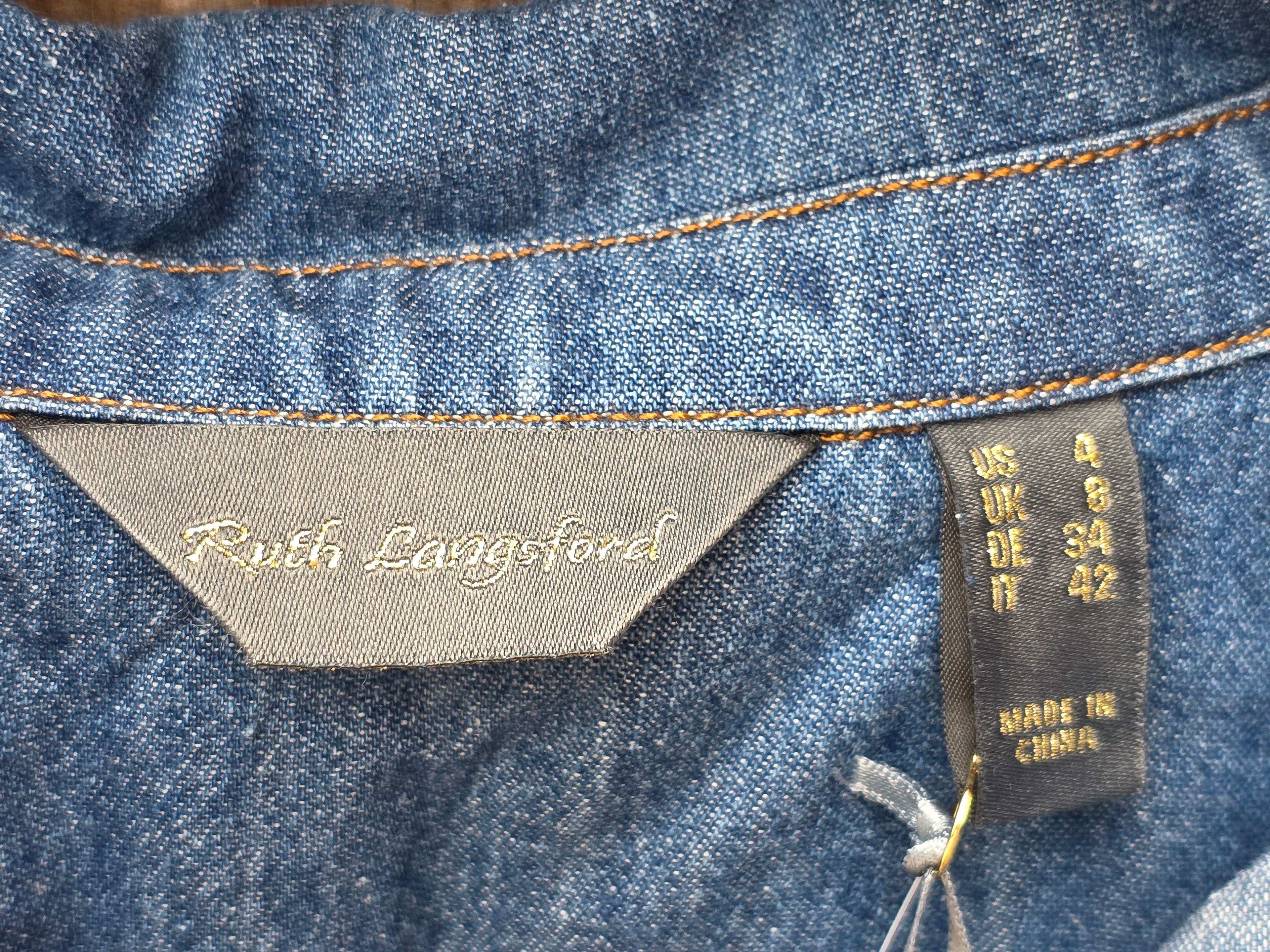 Ladies Ruth Langsford Denim Shirt - Size 8